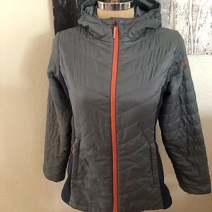 COLUMBIA Mount Joy Quilted Hooded Hybrid Jacket